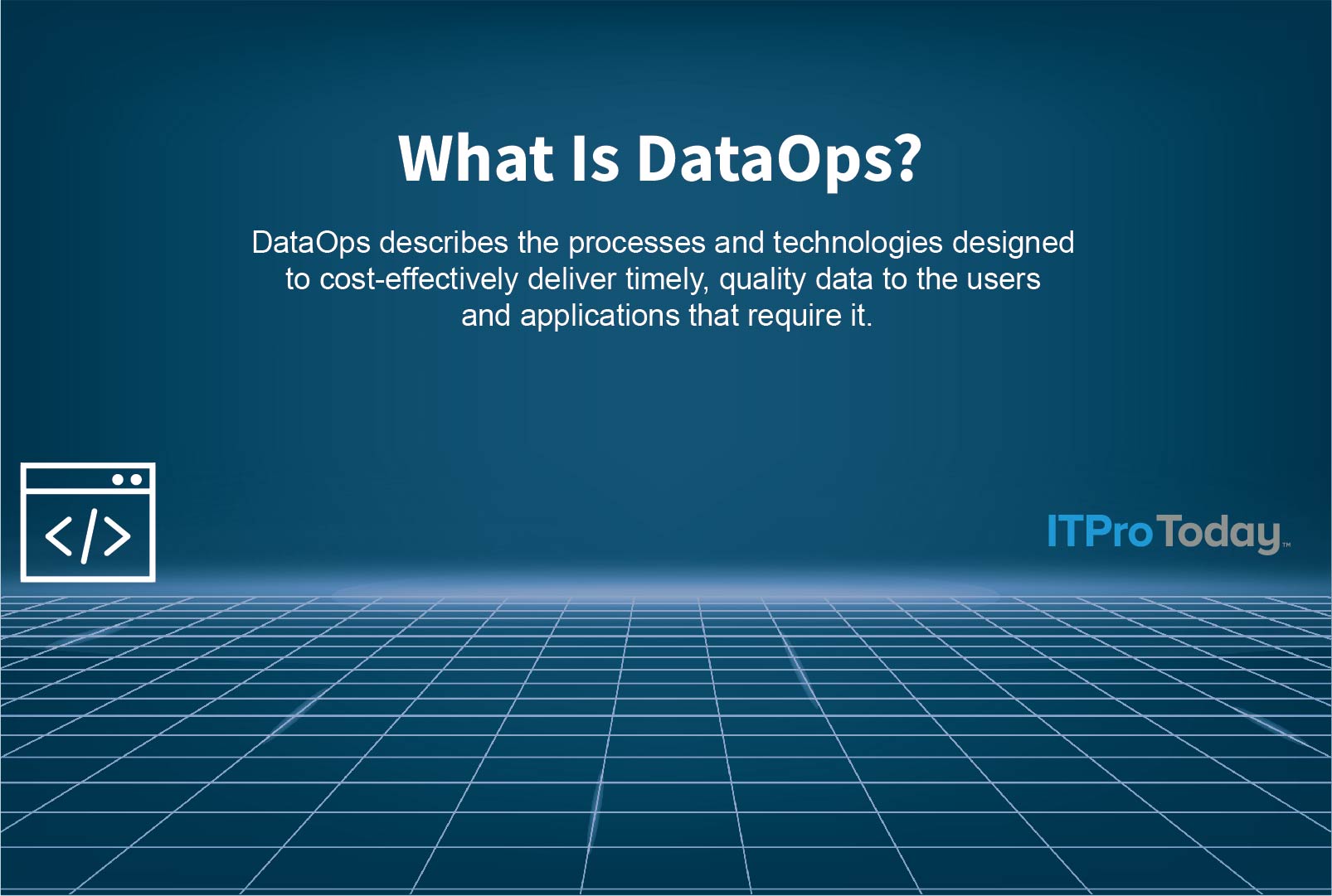 Data Ops definition presented by ITPro Today