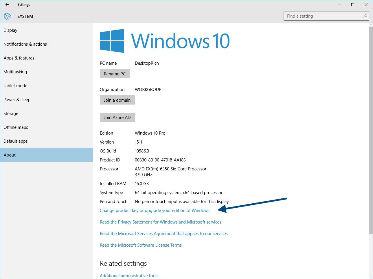 how to activate windows 10 pro with oem 7 key