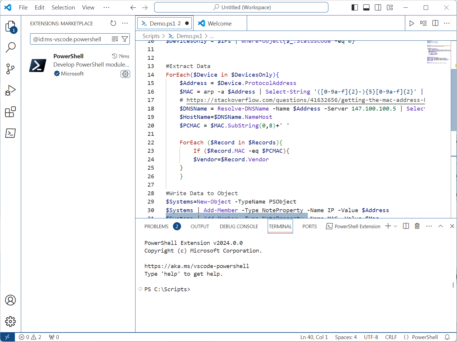 A screenshot demonstrates syntax highlighting in Visual Studio Code