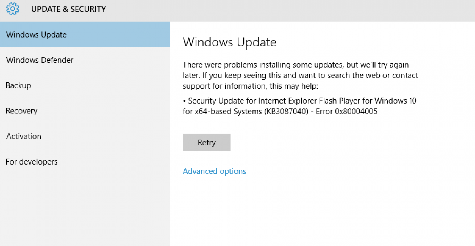 0x80004005 xbox. Ошибка 0x80004005. Код ошибки 0x80004005 Windows 10. Ошибка восстановления (0x80004005). Update & Security.