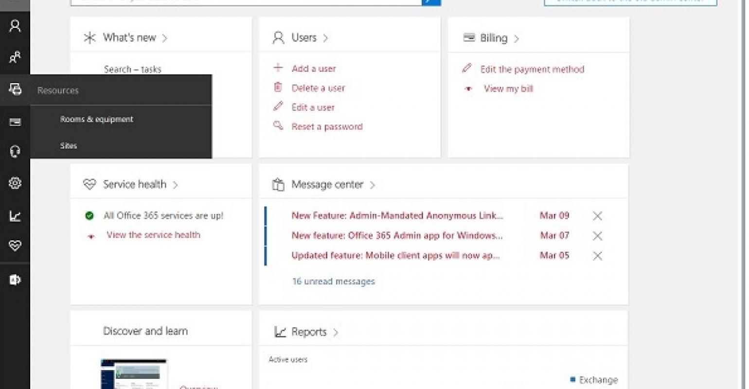 Office 365 Admin Center switches to jazzy new interface | ITPro Today: IT  News, How-Tos, Trends, Case Studies, Career Tips, More