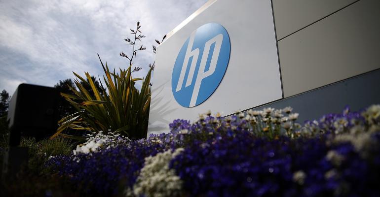 PALO ALTO, CA - MAY 23:  A sign is posted outside of the Hewlett-Packard headquarters on May 23, 2014 in Palo Alto, California.  HP announced on Thursday that it plans to lay off an additional 11,000 to 16,000 employees over its previously scheduled mass layoffs of 34,000.  (Photo by Justin Sullivan/Getty Images)