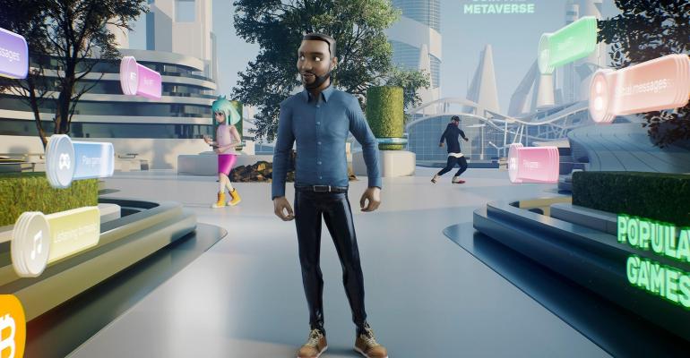 avatar in virtual reality world