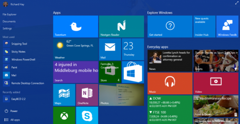 Gallery: Windows 10 build 10061
