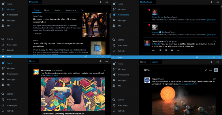 Official Twitter App Update on Windows 10 Introduces New Features