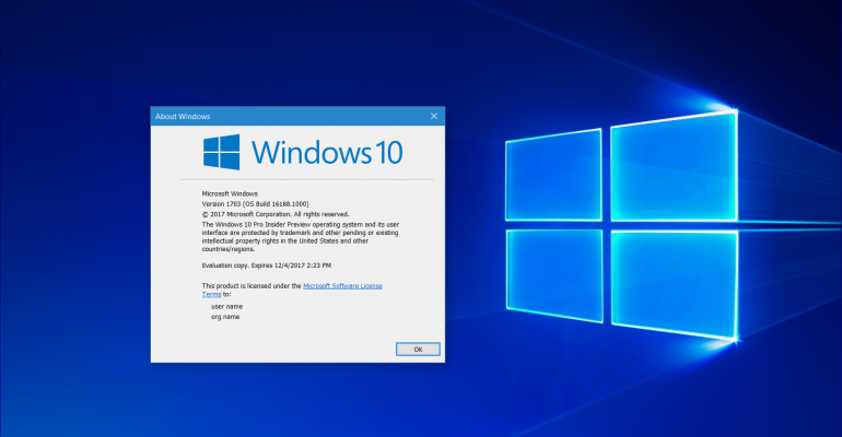 Hands On: Windows 10 Redstone 3 Build 16188
