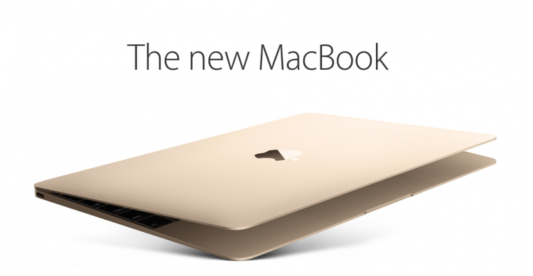 The Apple MacBook is thinner and comes with new, non-silver cases.