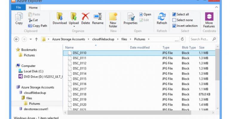 Treat Windows Azure BLOBs Just Like Regular Files