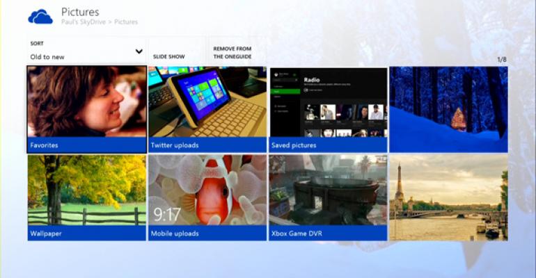 Xbox One: SkyDrive 