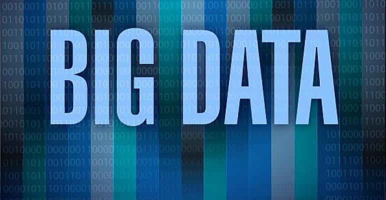 big data written in blue over numbers