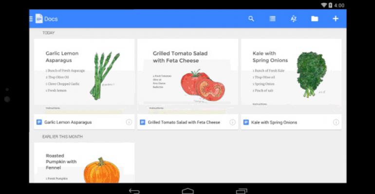 Google Preempts Office for Android by Releasing Apps of Its Own