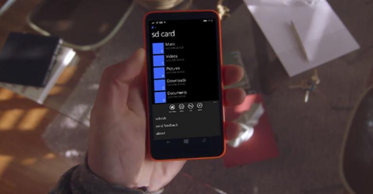 Files App for Windows Phone 8.1