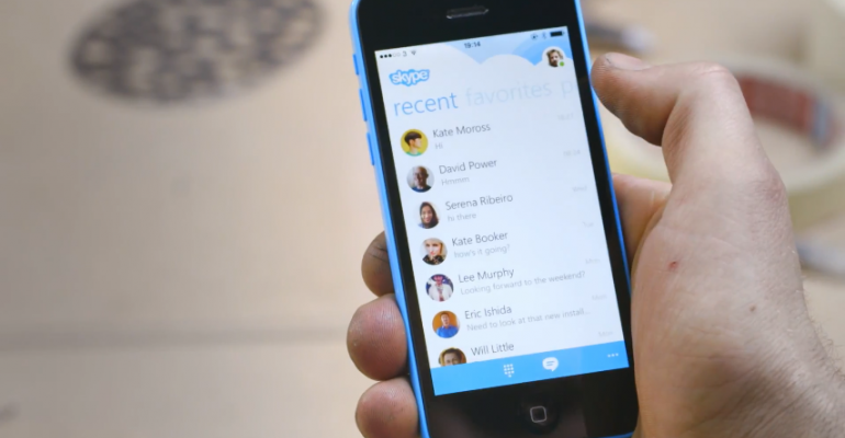 Skype for iPhone &quot;Remastered&quot; ... to Look Like Skype for Windows Phone