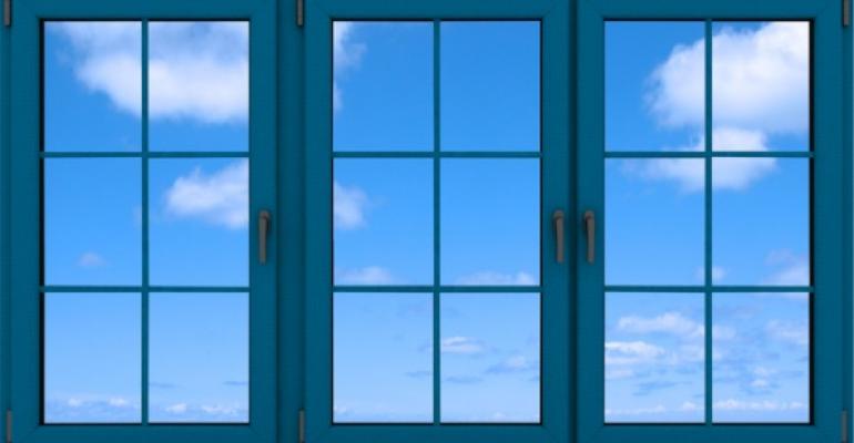 blue azure windows clouds