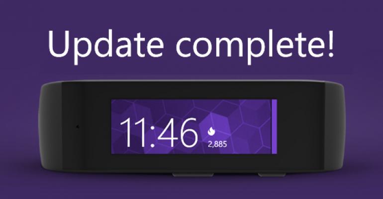 First Update for Microsoft Band is Now Available
