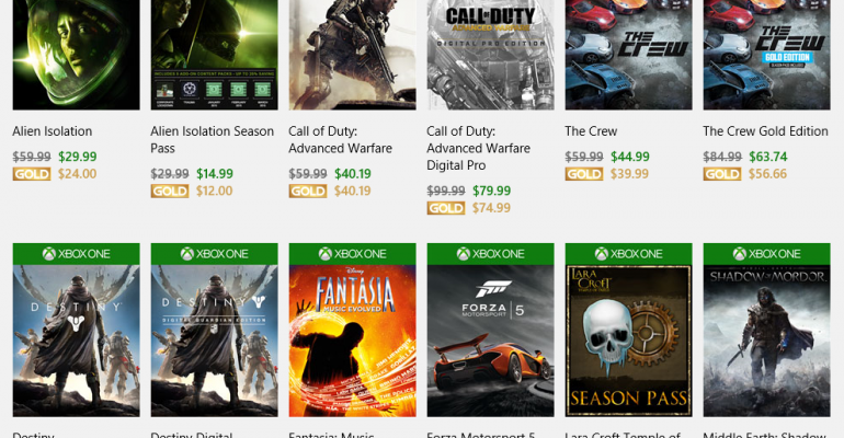 Xbox Ultimate Game Sale allows Xbox One gamers to rack up the savings