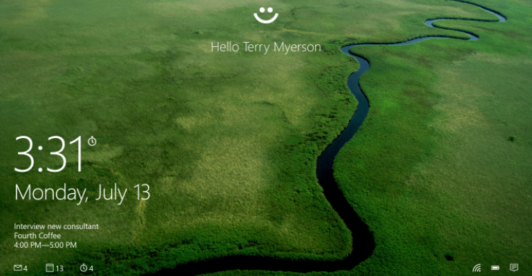 Windows 10 will be more secure using Windows Hello and Passport