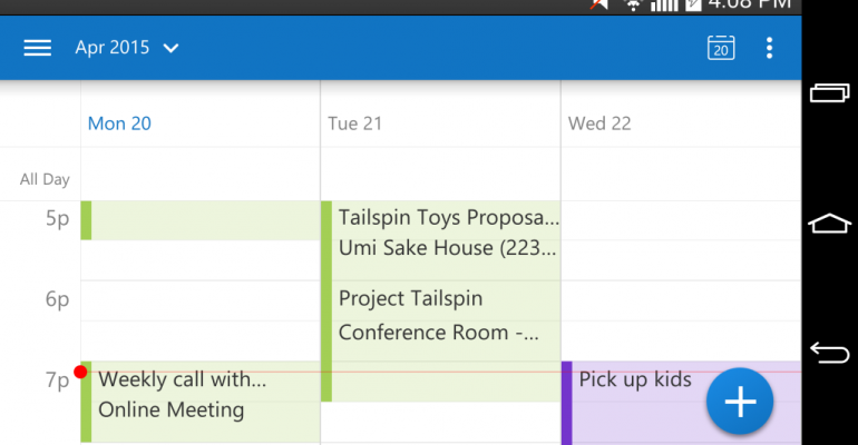 Microsoft makes Outlook for Android official