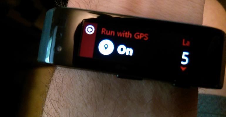 Quick Tip: Turning Off GPS for Microsoft Band Activities