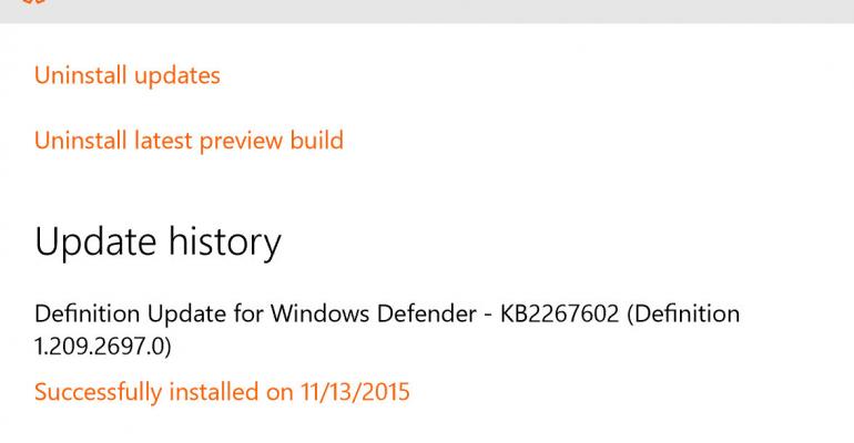 Installing Windows 10 November Release After it Failed