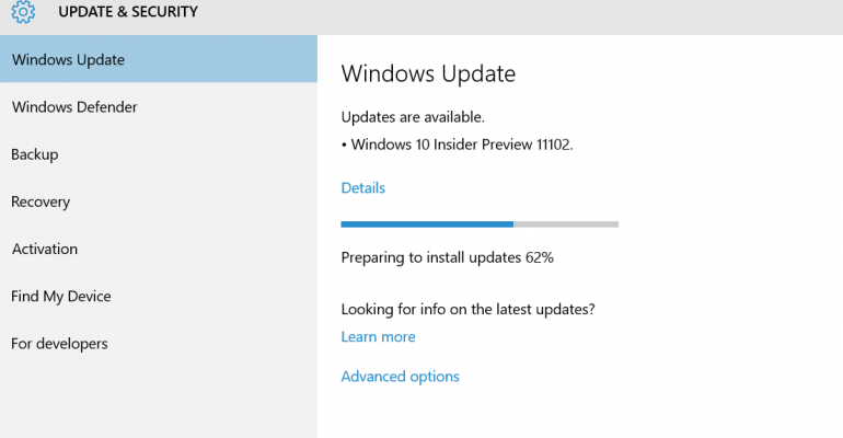 Windows 10 Insider Build 11102 now available with one new feature included