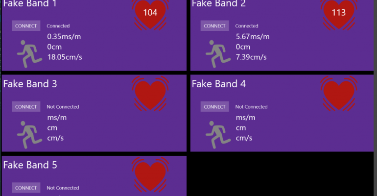 Develop for Microsoft Band without Actually Connecting a Microsoft Band