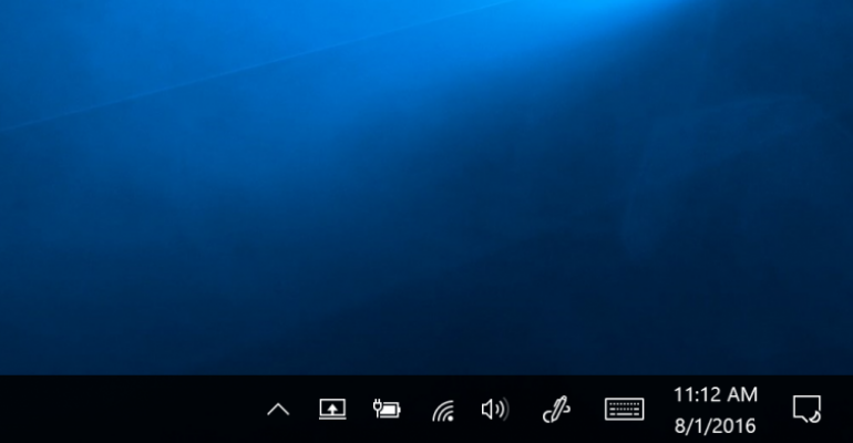Quick Tip: Locate Action Center &amp; Windows Ink Icons in Windows 10 Anniversary Update