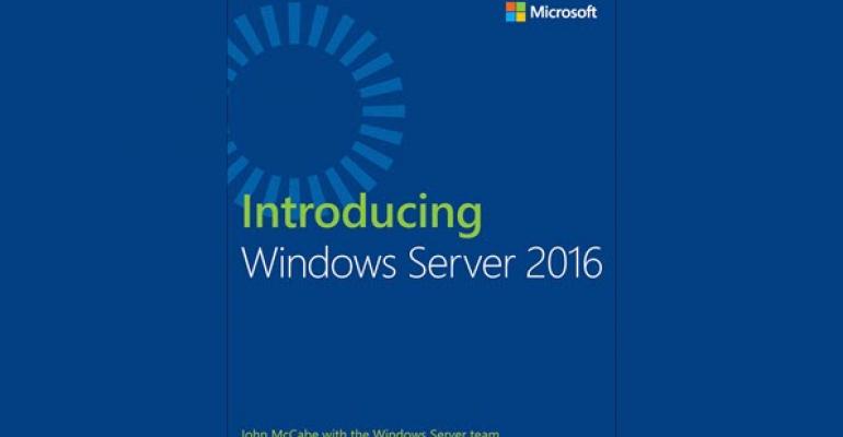 Free Windows Server 2016 eBook Available Today