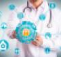 clinician securely sharing sensitive healthcare data across mobile devices and medical practices