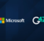 Microsoft and G42 logos next to each other