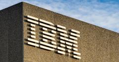 IBM logo on side of building