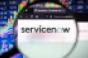 magnifying glass hovering over ServiceNow homepage