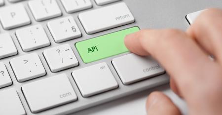 API key on keyboard